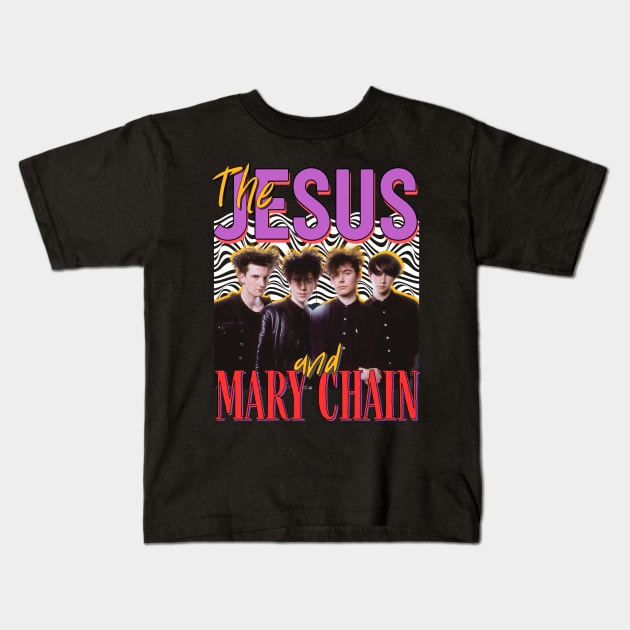 The Jesus And Mary Chain Vintage 1983 // Amputation Original Fan Design Artwork Kids T-Shirt by A Design for Life